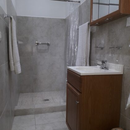 Aparthotel Boquete Bathrrom: the shower